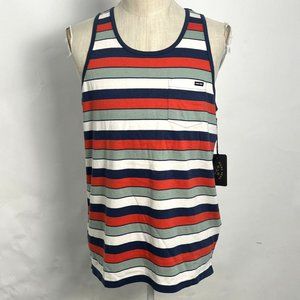 Dark Seas Knit Tank Top "Journey" Navy Blue/Multi